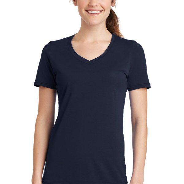 Women's Performance Blend V Neck Tee Thumbnail