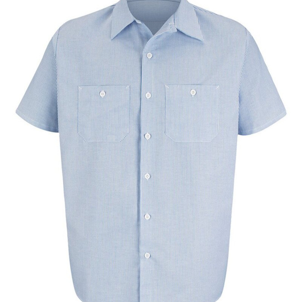 Men's Tall Industrial Stripe Work Shirt Thumbnail