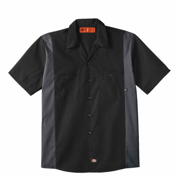 Men's Industrial Colorblocked Short Sleeve Shirt Thumbnail
